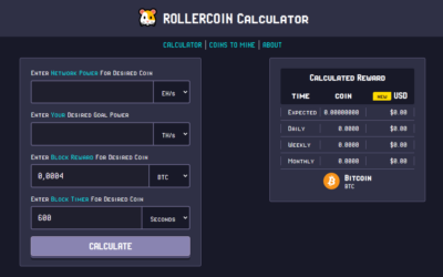 Calculadora Rollercoin